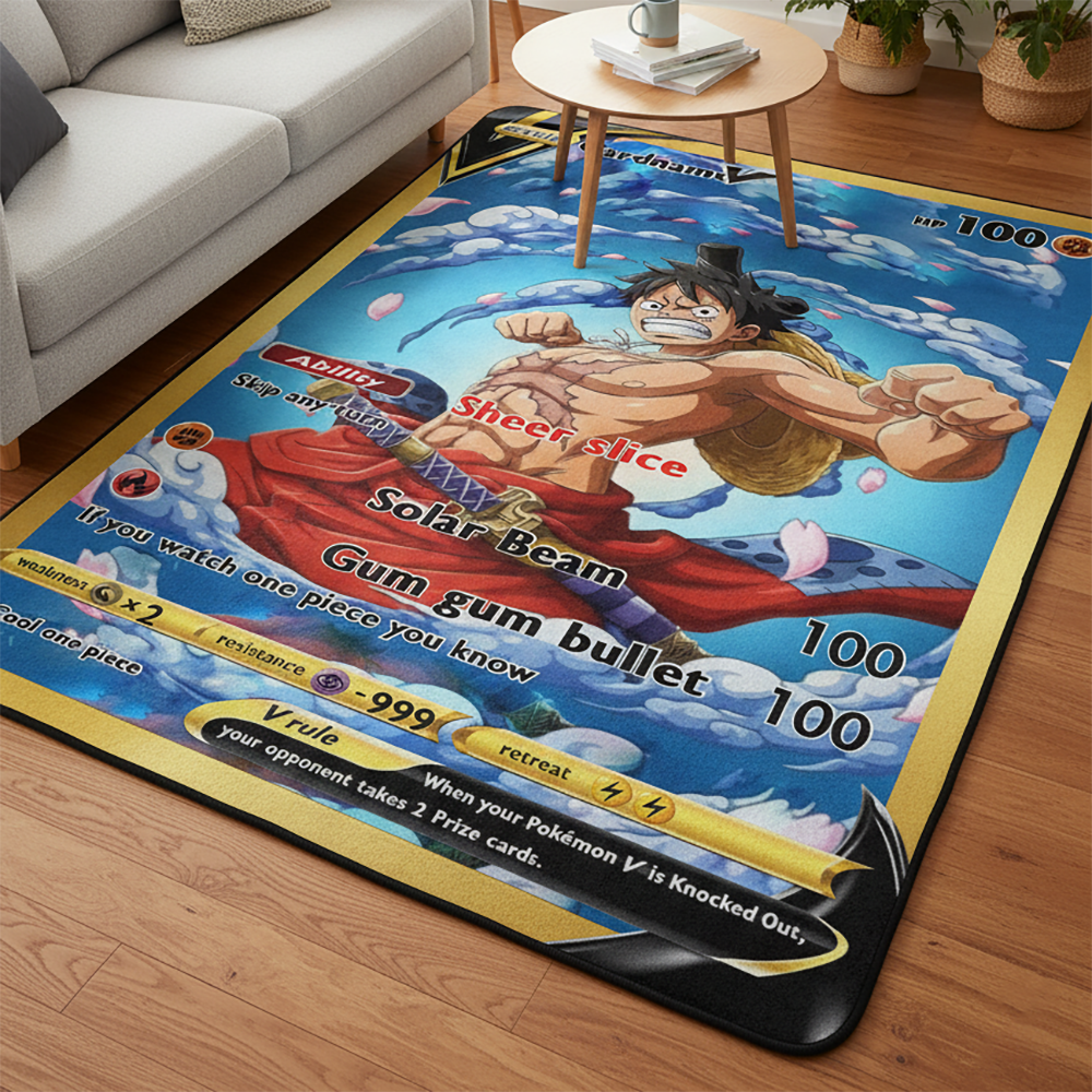 Cartoon One Piece Rug Anime Lu - Gaming Accessories Kids のレビューと価格