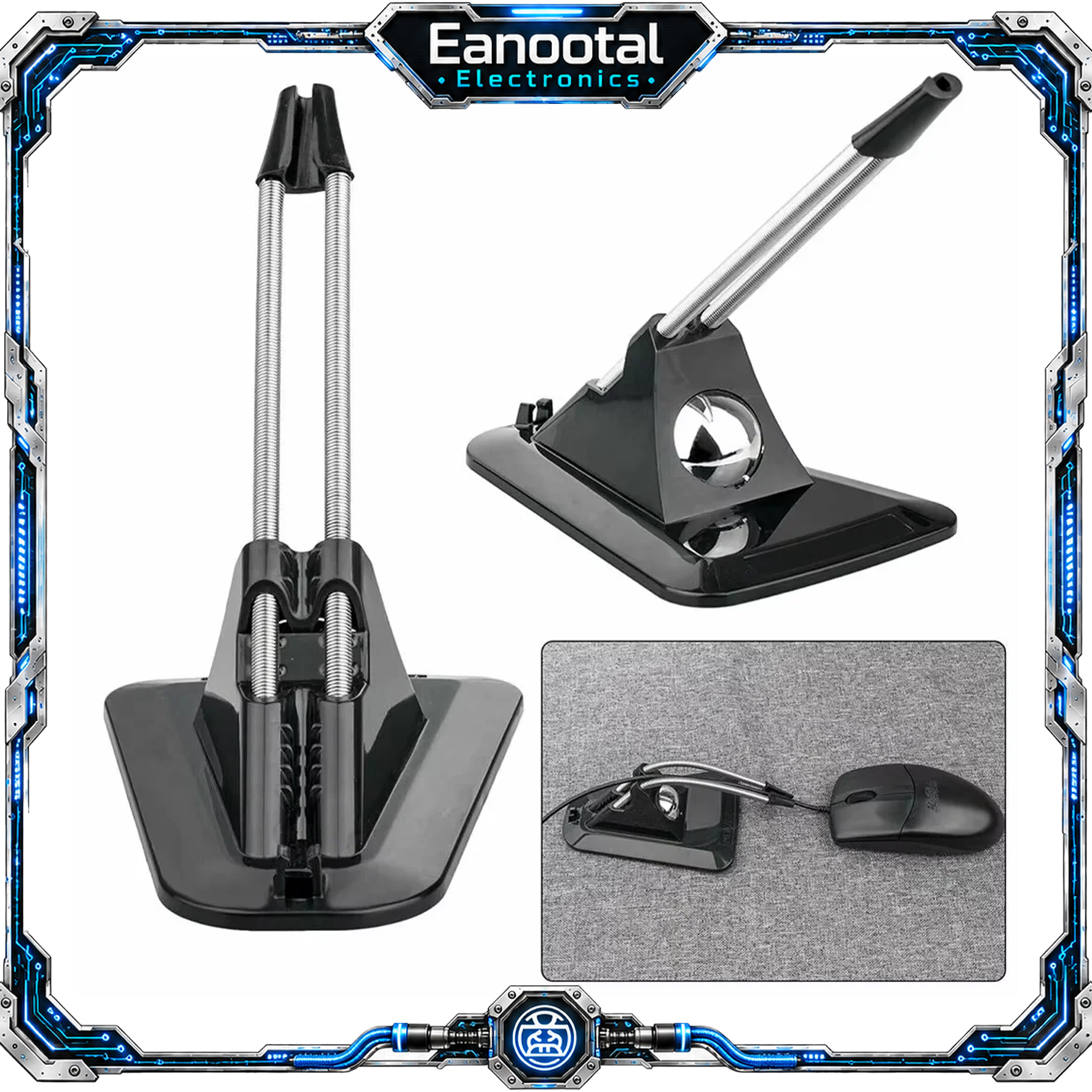 Gaming Mouse Bungee Cable Hold - Mouse Bungee Spring のレビューと価格