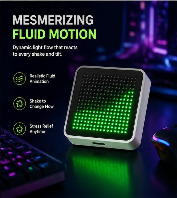 LED Fluid Simulation Desktop O - Gaming Accessories Toys のレビューと価格