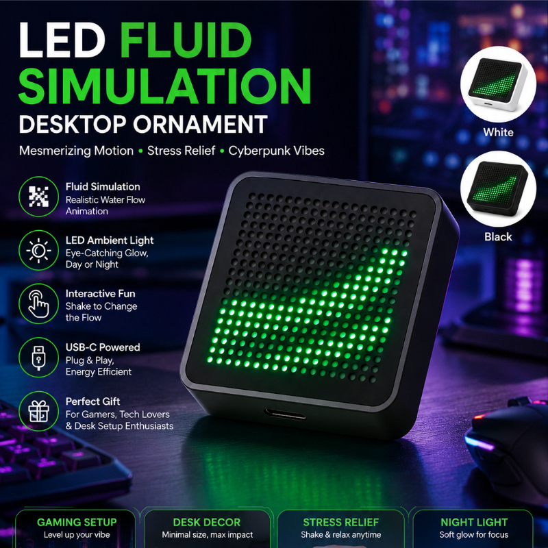 LED Fluid Simulation Desktop O - Gaming Accessories Toys のレビューと価格