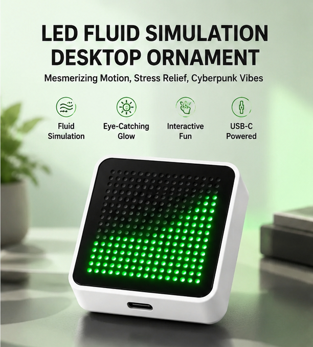 LED Fluid Simulation Desktop O - Gaming Accessories Toys のレビューと価格