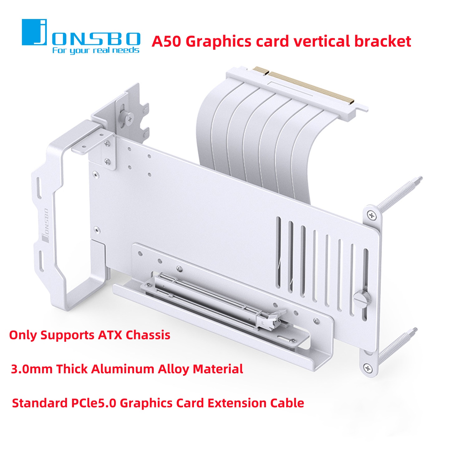 JONSBO A50 Aluminum GPU Vertic - Vertical Gpu Bracket のレビューと価格