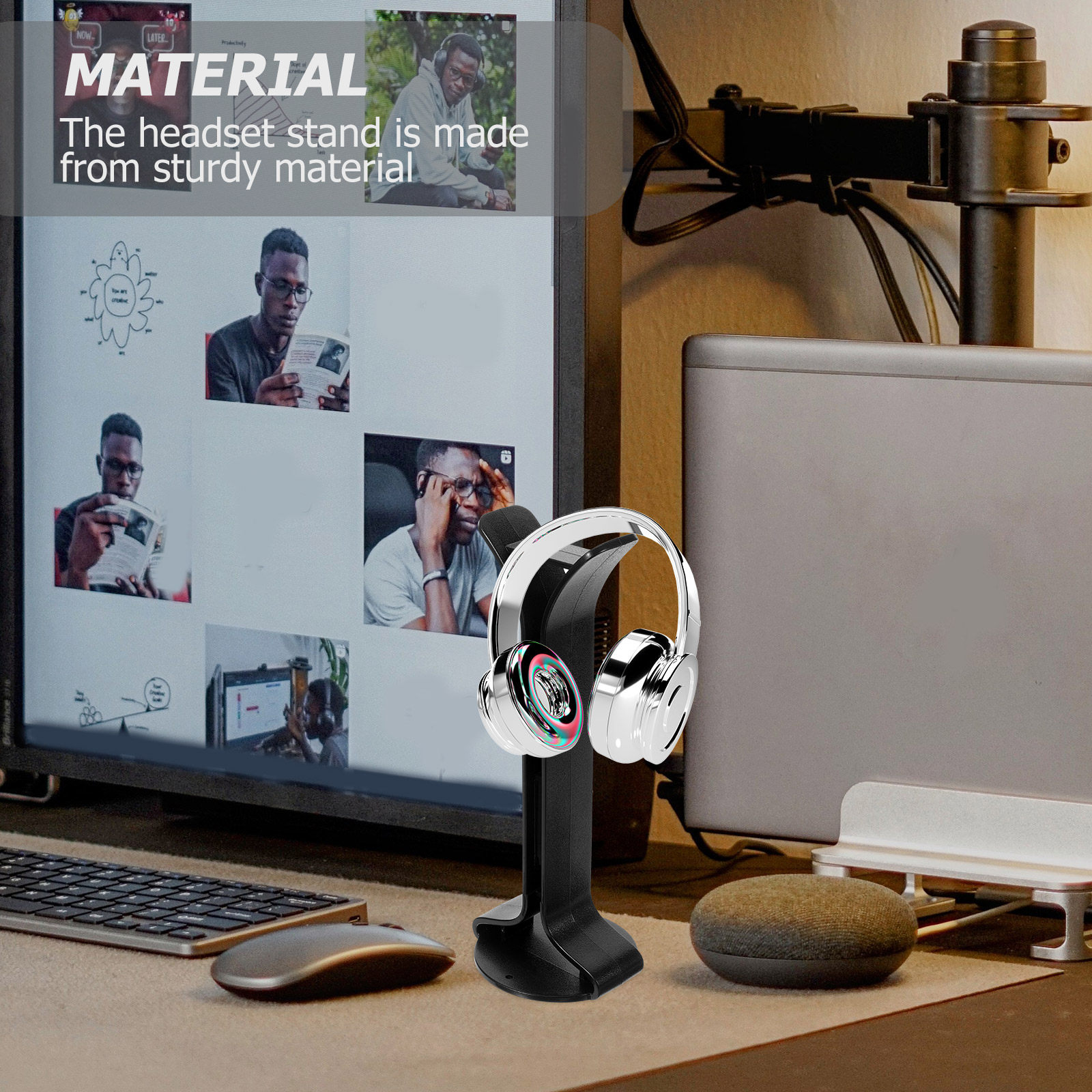 Sturdy Headphone Stand Headset - Gaming Accessories Storage のレビューと価格