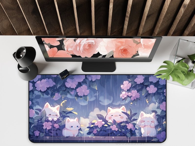 Kawaii Cats in the Rain Large  - Gaming Accessories Officeworks のレビューと価格