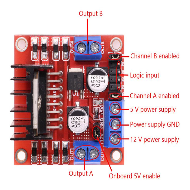 L298N motor drive module DC st - Gaming Accessories Driving のレビューと価格