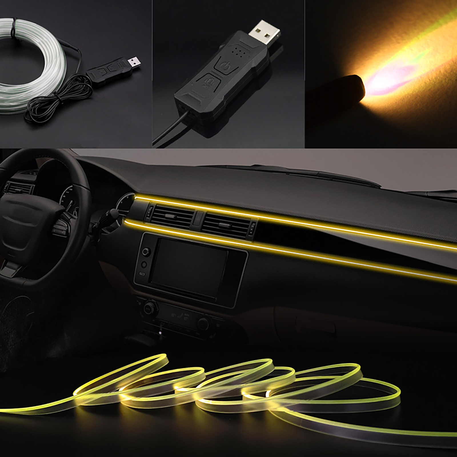 1/2/3/4/5M RGB Car Interior Am - Rgb Hub Sync のレビューと価格