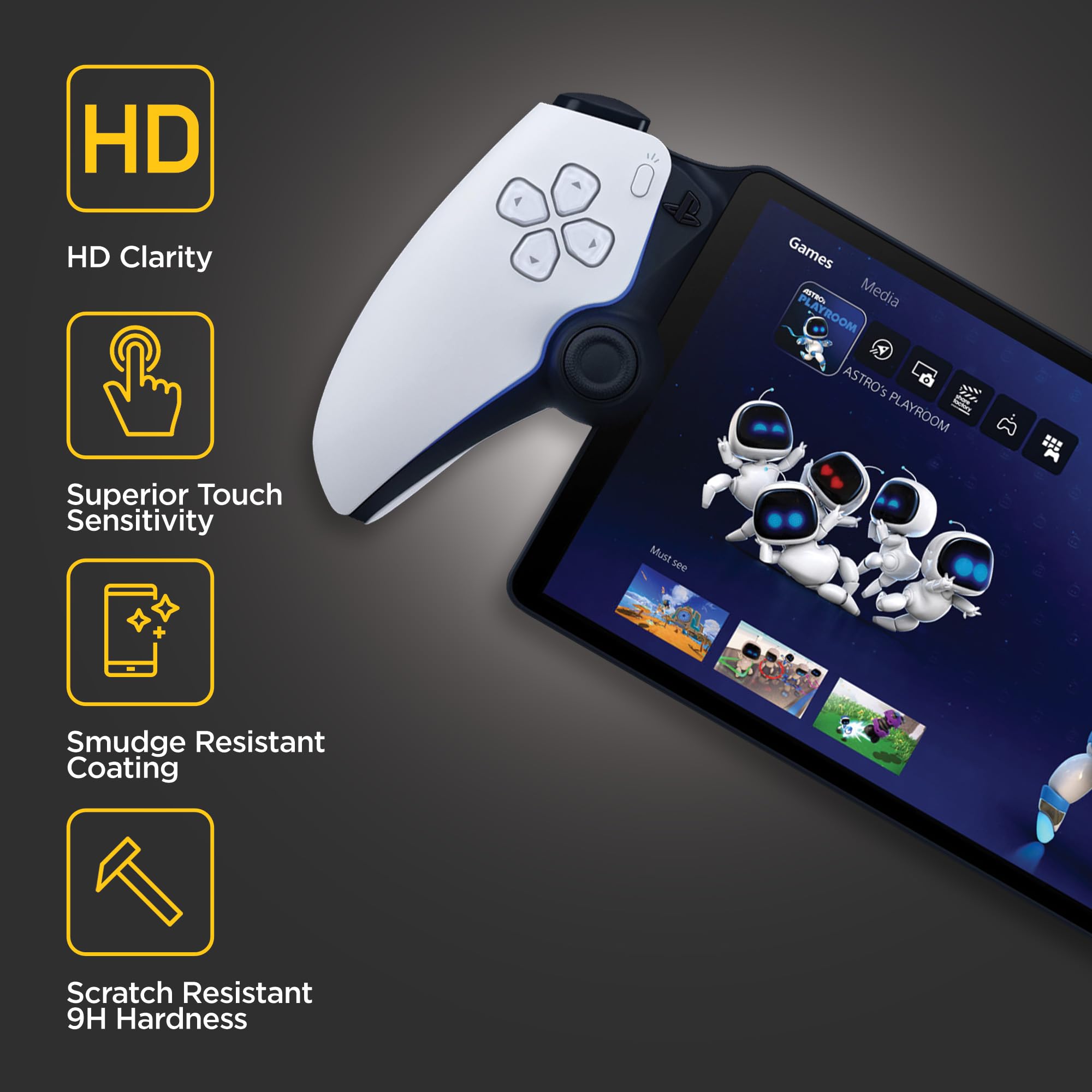 Screen Protector Tempered Glas - Gaming Accessories Console のレビューと価格