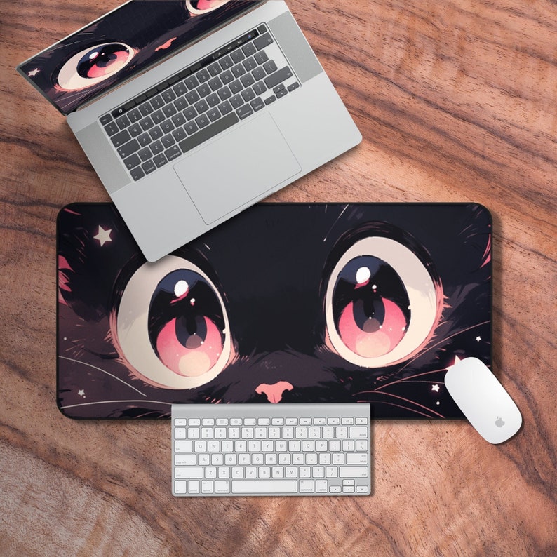 Anime Cute Cat Mouse Pad 900x4 - Gaming Accessories Officeworks のレビューと価格
