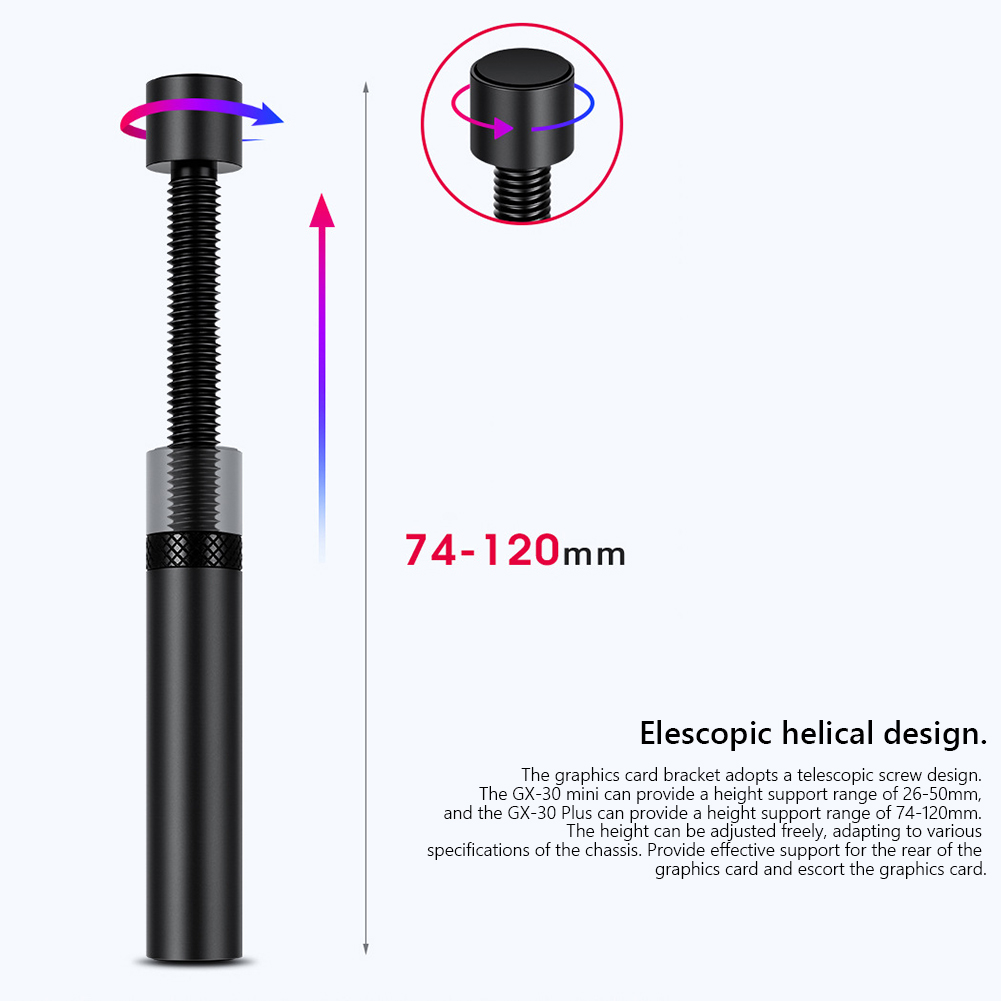 Graphics Card GPU Brace Suppor - Vertical Gpu Bracket のレビューと価格