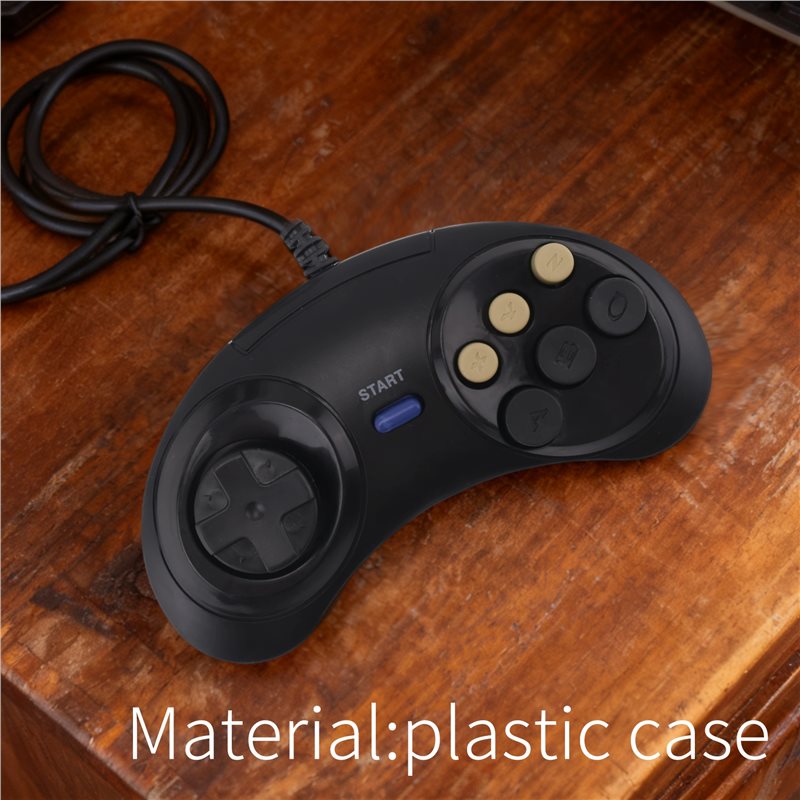 Classic Retro 6 Buttons Wired  - Gaming Accessories Driving のレビューと価格