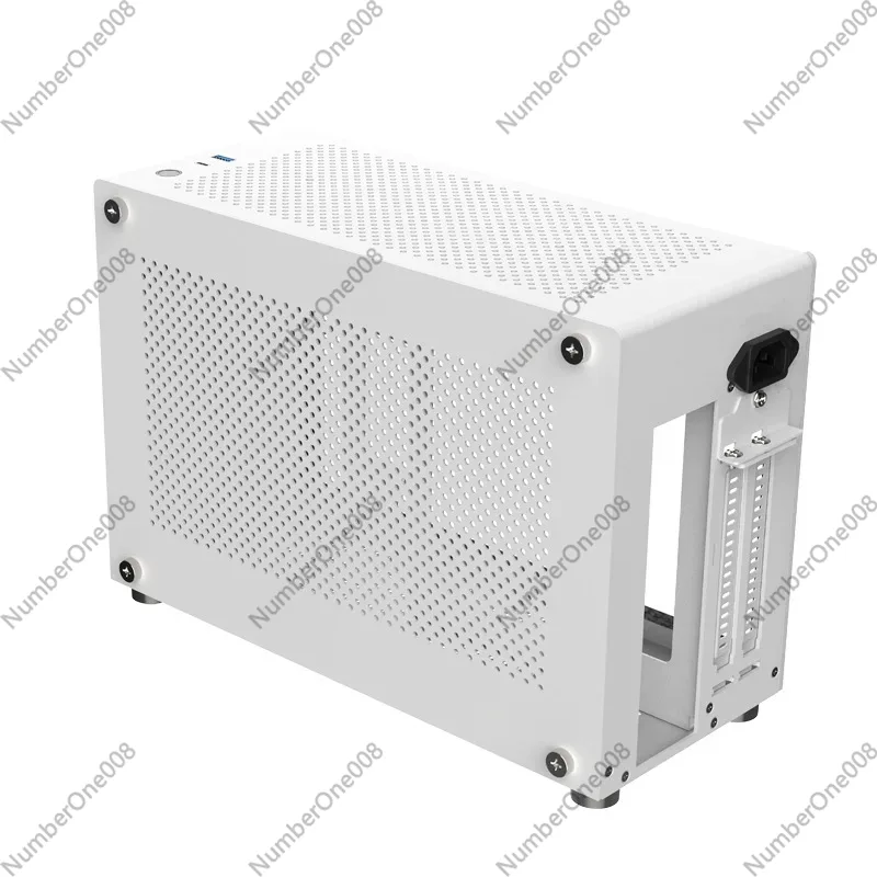 A4 ITX Aluminum Chassis White, - Case Mesh Panel のレビューと価格