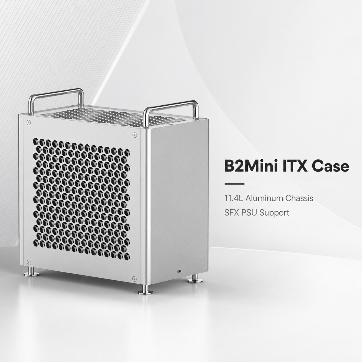 B2Mini ITX Aluminum Case 11.4L - Case Mesh Panel のレビューと価格