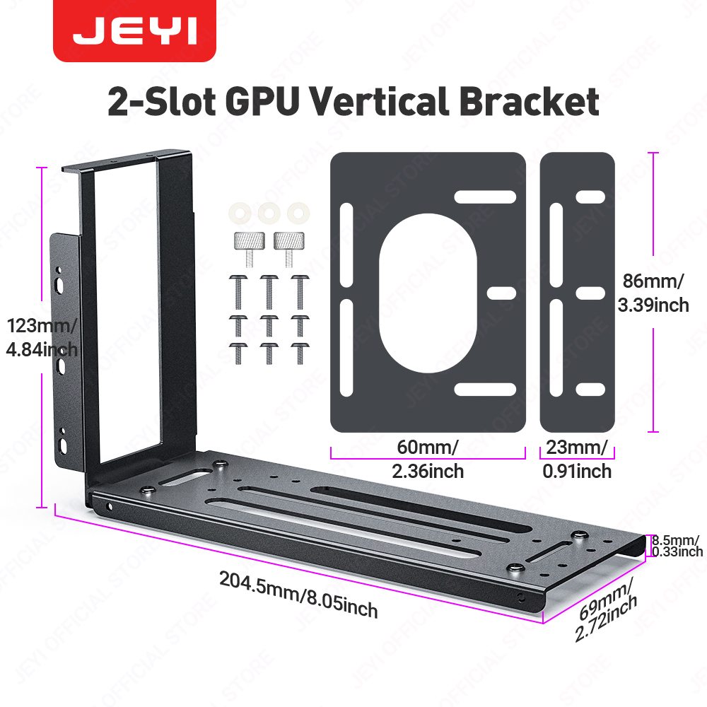 JEYI Vertical Graphics Card Mo - Vertical Gpu Bracket のレビューと価格
