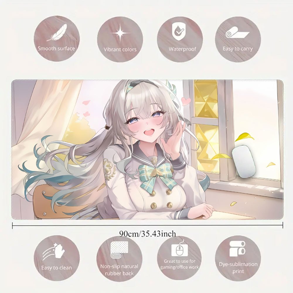Large Anime Girl Mouse Pad Fir - Gaming Accessories Officeworks のレビューと価格