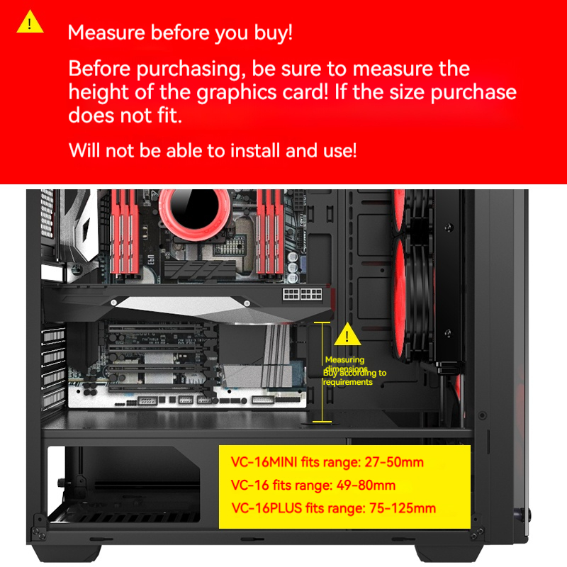 Graphics Card GPU Holder Adjus - Vertical Gpu Bracket のレビューと価格