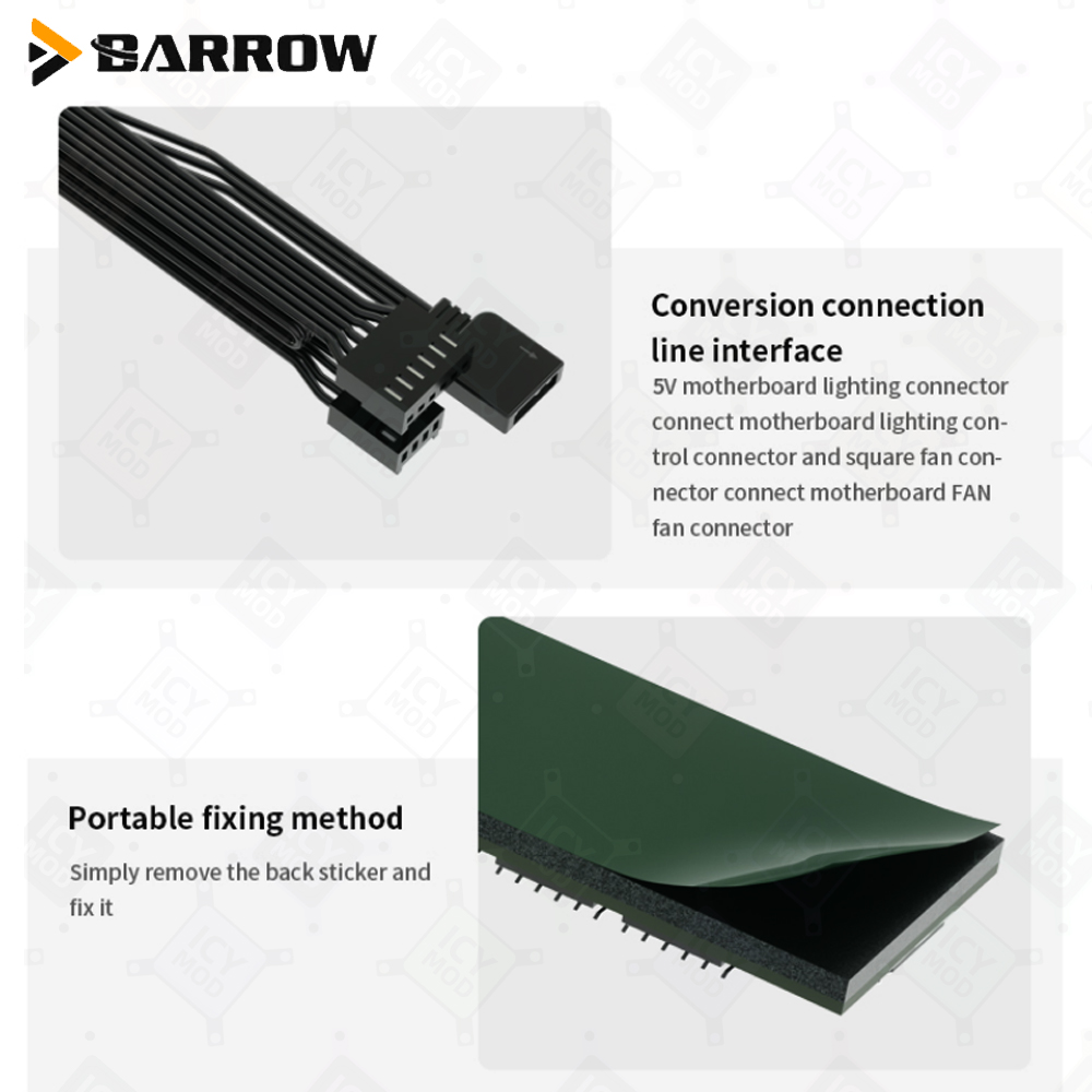 Barrow 7-Port Fan Controllers  - Rgb Hub Sync のレビューと価格