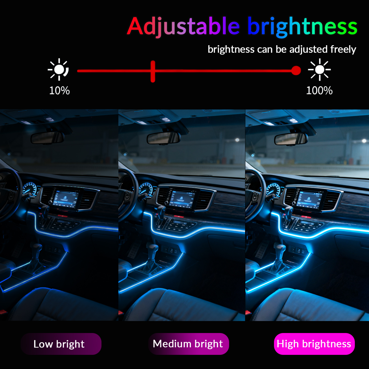 Symphony Ambient Lights Car RG - Rgb Hub Sync のレビューと価格