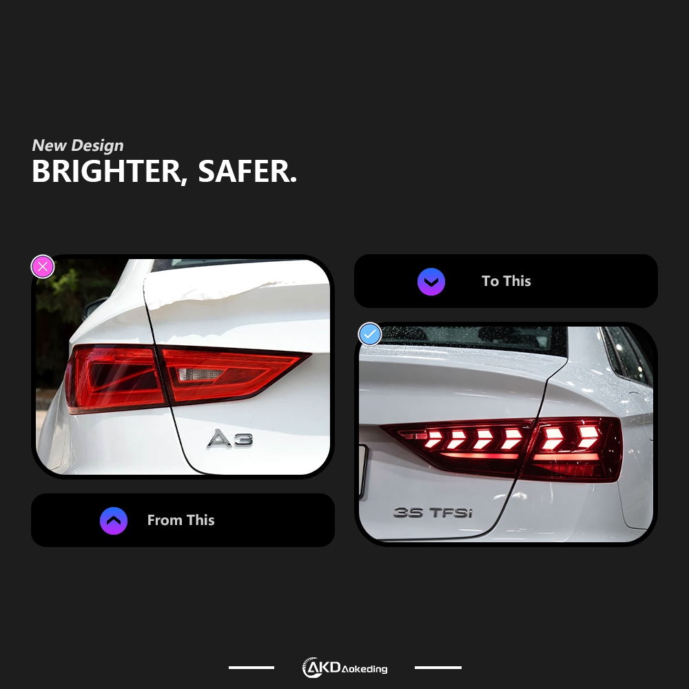 Car Lights for Audi A3 8V Limo - Gaming Accessories Storage のレビューと価格