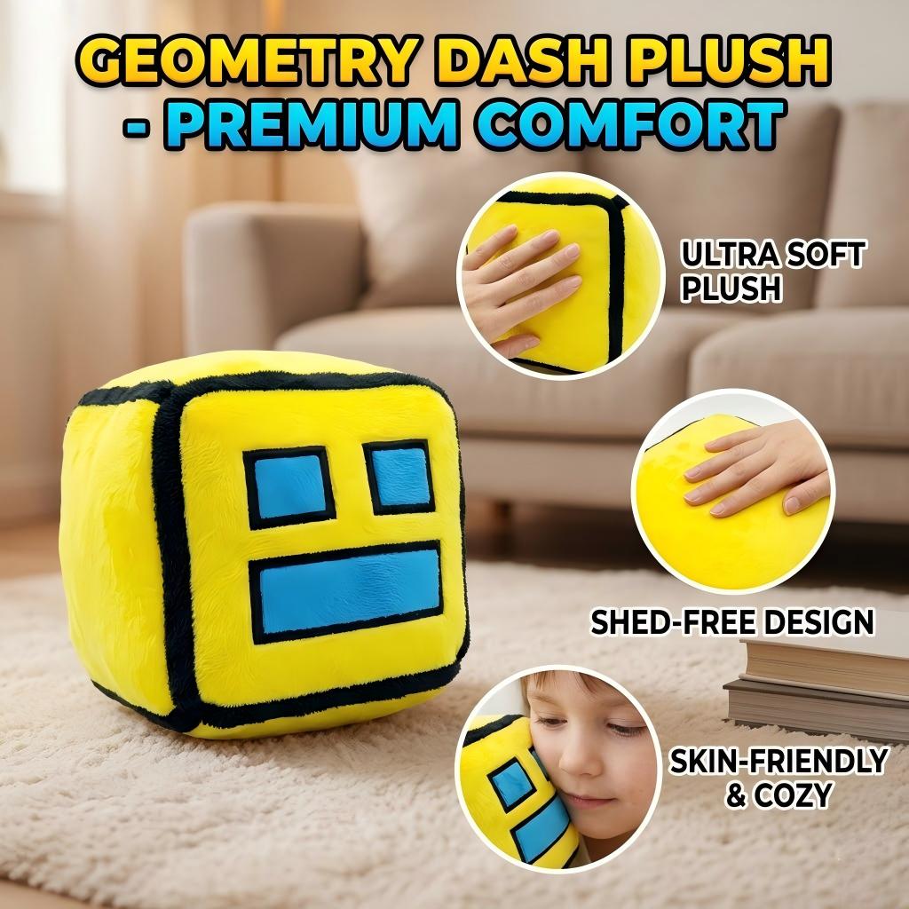 2026 Geometry Dash Cube Plush  - Gaming Accessories Toys のレビューと価格