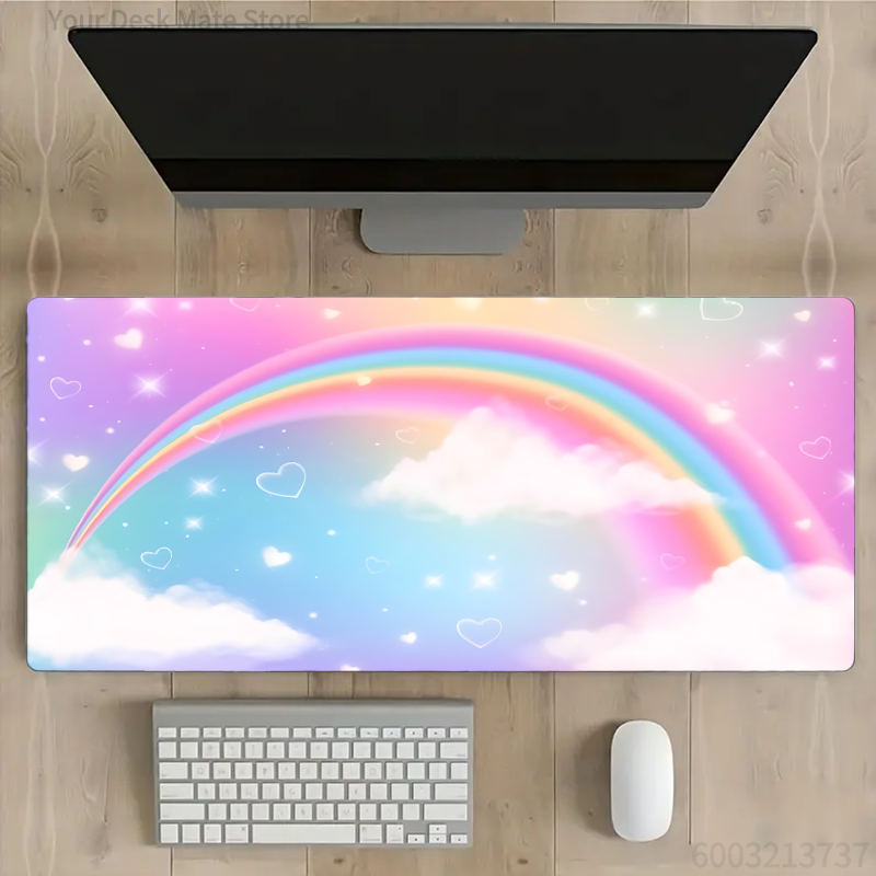 , Rainbow Gaming Mouse Pad / m - Gaming Accessories Officeworks のレビューと価格