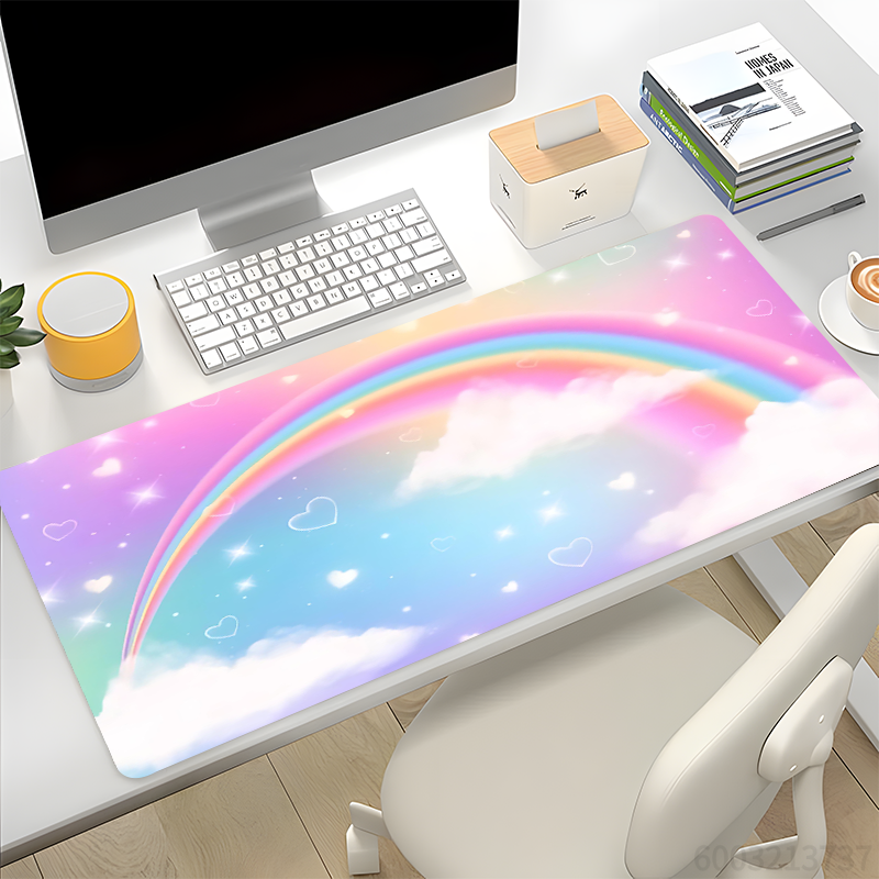 , Rainbow Gaming Mouse Pad / m - Gaming Accessories Officeworks のレビューと価格