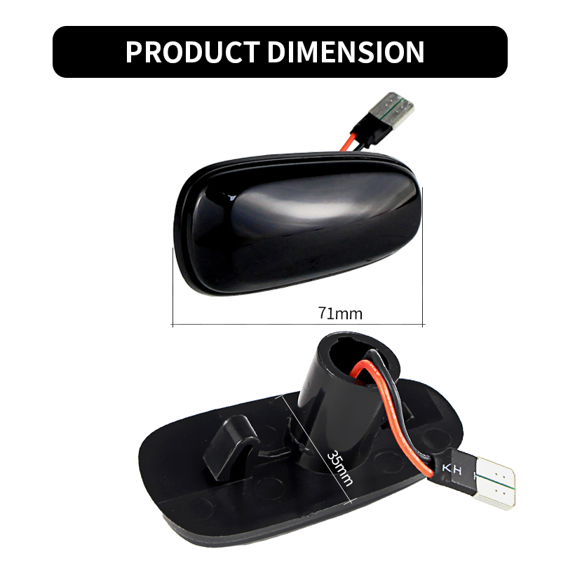2PCS LED Dynamic Side Marker L - Gaming Accessories Storage のレビューと価格