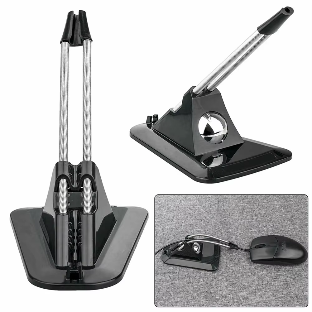 Mouse Cable Holder Computer PC - Mouse Bungee Spring のレビューと価格
