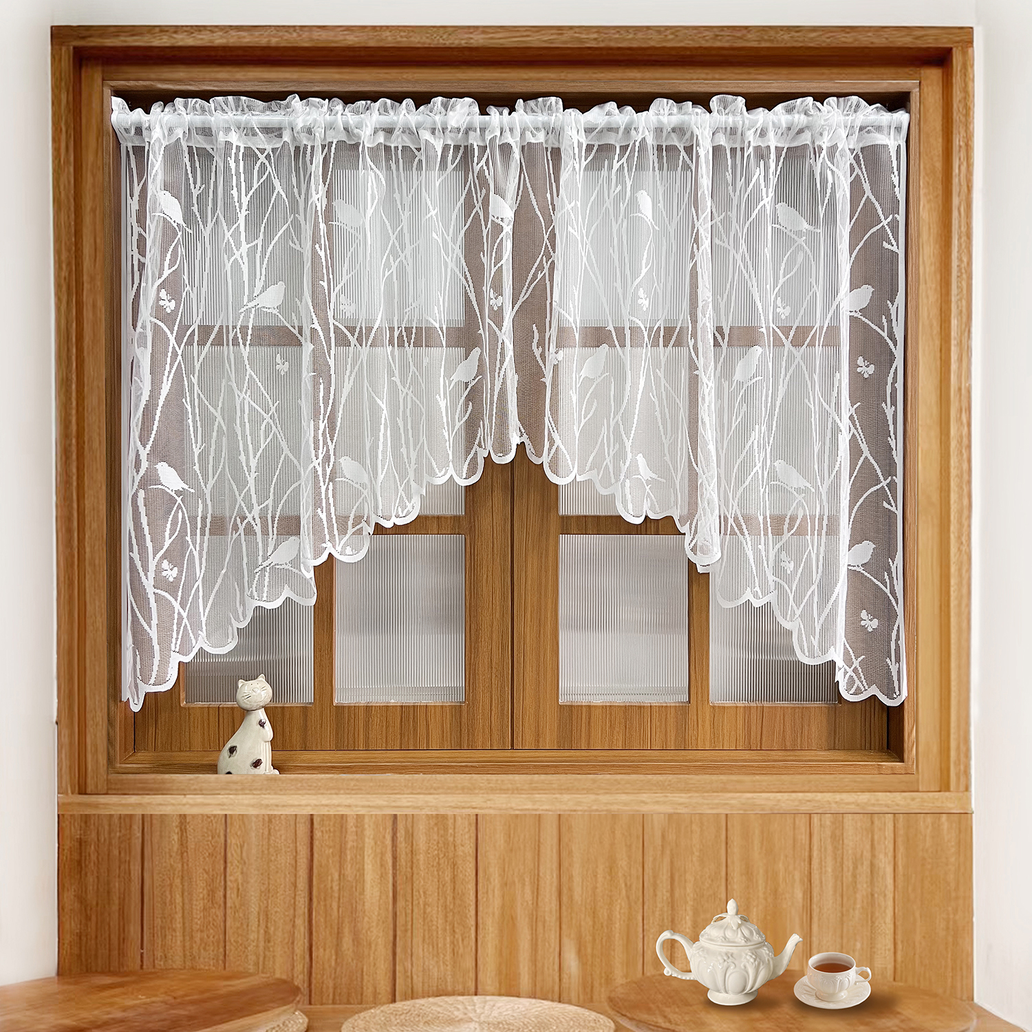 White Small Birds Mesh Triangu - Case Mesh Panel のレビューと価格