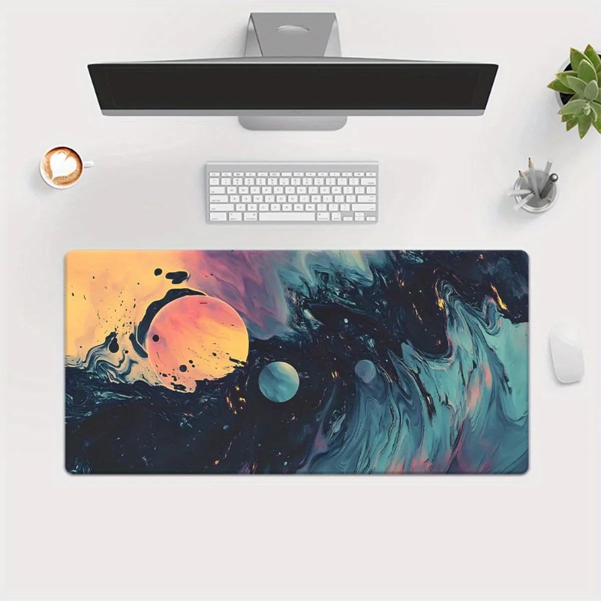 Art Pattern Rubber Mouse Mat N - Gaming Accessories Officeworks のレビューと価格