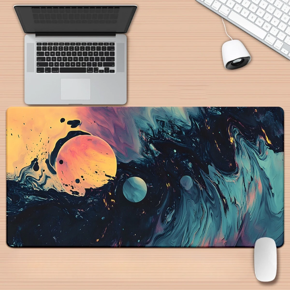 Art Pattern Rubber Mouse Mat N - Gaming Accessories Officeworks のレビューと価格