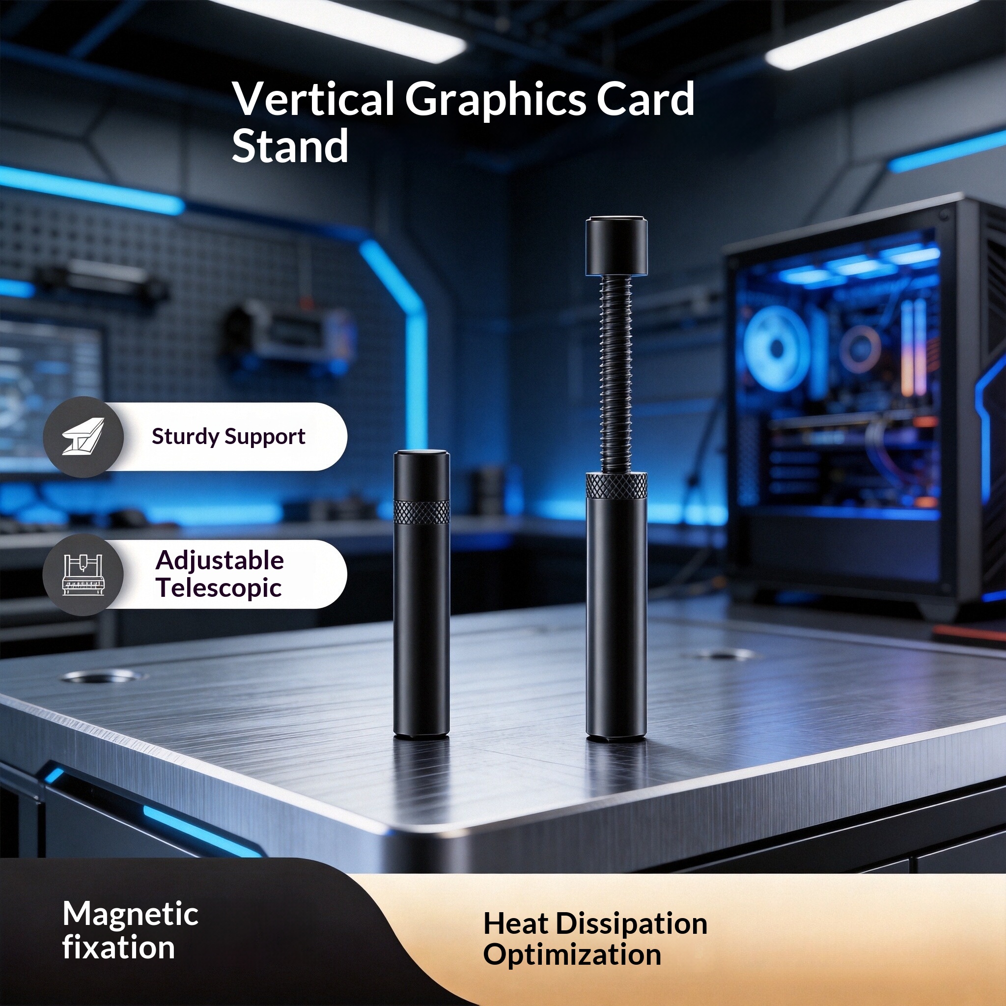 video GPU Holder Vertical Tele - Vertical Gpu Bracket のレビューと価格