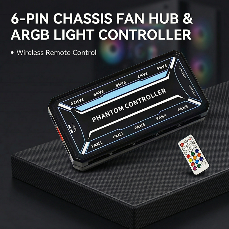 SysCooling ARGB PWM Fan Contro - Rgb Hub Sync のレビューと価格