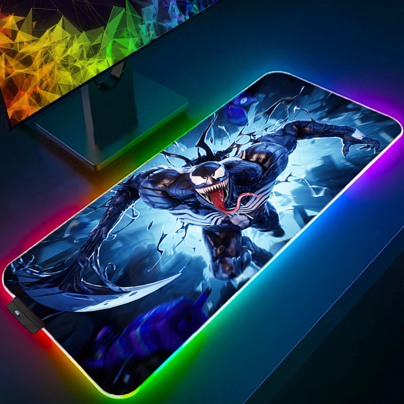 RGB Mouse Pad Edge White Gamer - Venom Gaming Accessories のレビューと価格