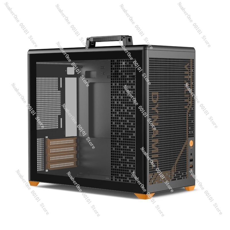 Portable MATX Computer Case wi - Case Mesh Panel のレビューと価格