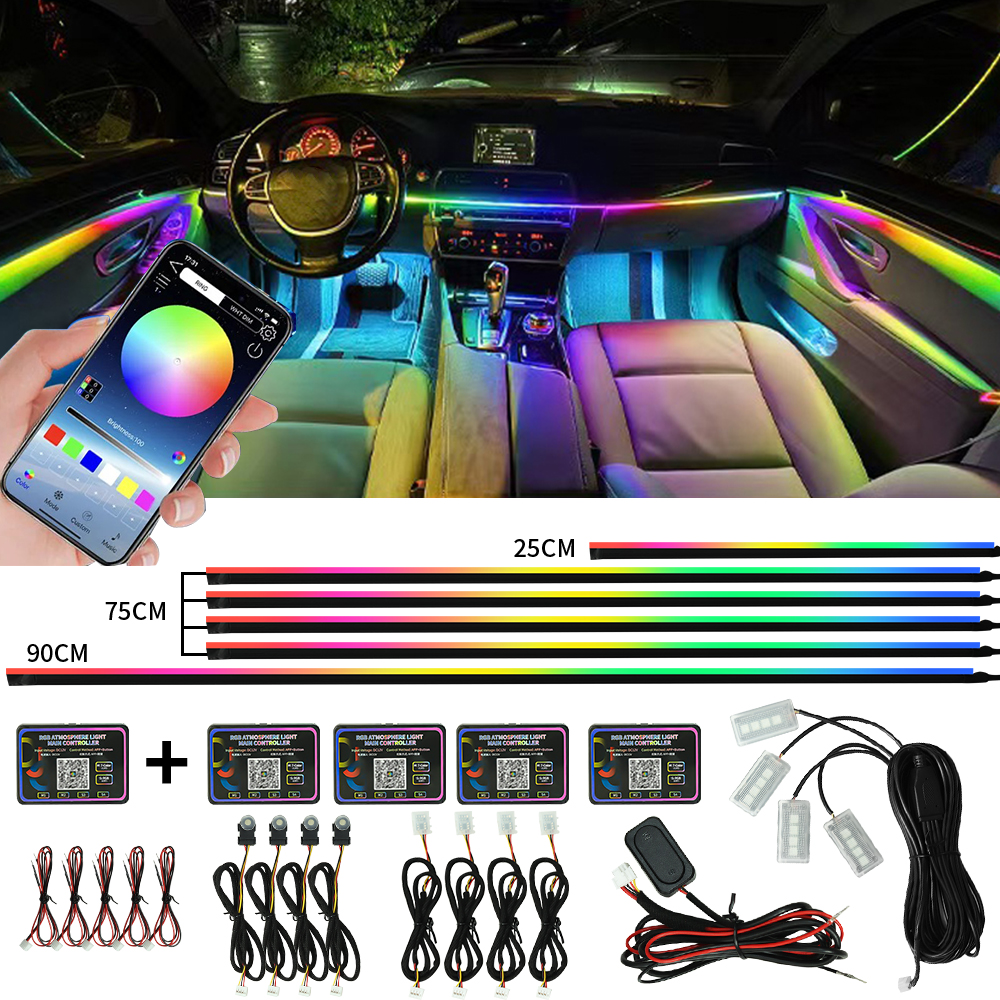 Symphony Car Ambient Lights Ki - Rgb Hub Sync のレビューと価格