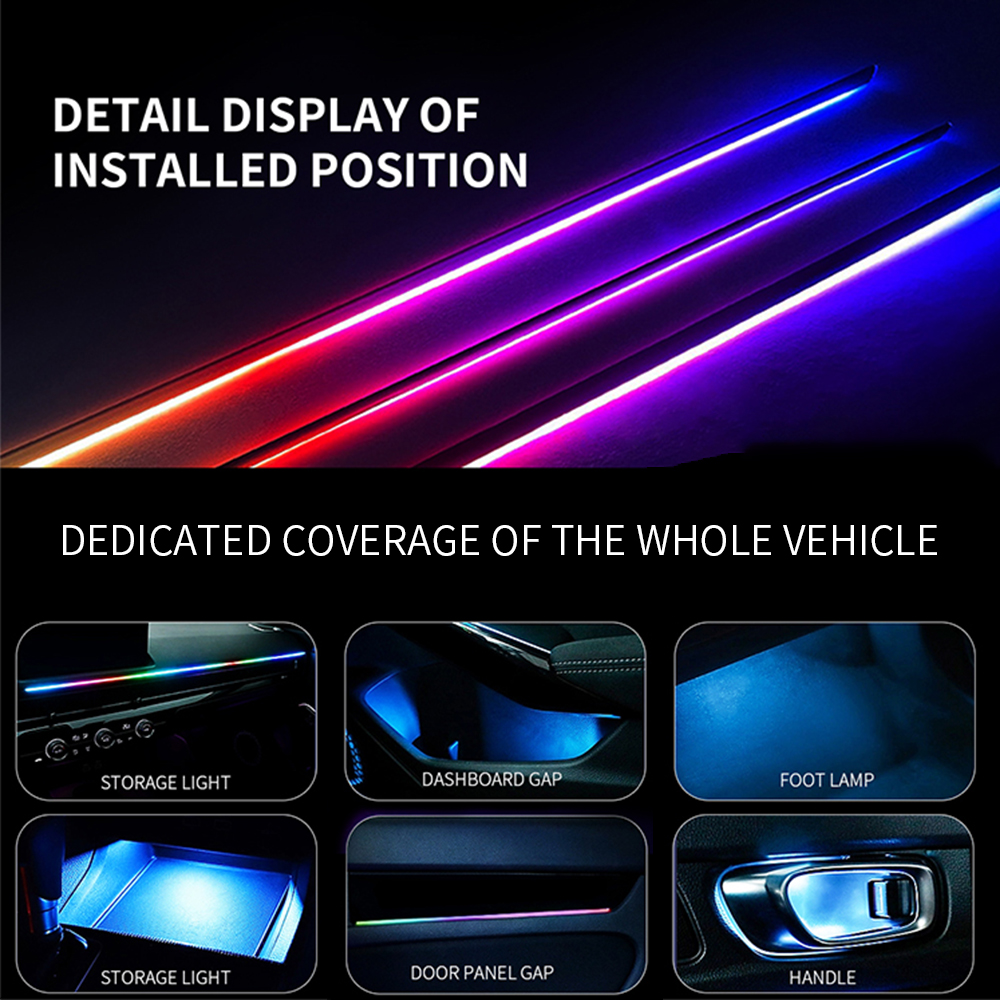 Symphony Car Ambient Lights Ki - Rgb Hub Sync のレビューと価格
