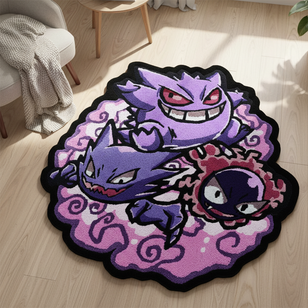 Anime Pokemon Rug, Gengar Haun - Gaming Accessories Kids のレビューと価格