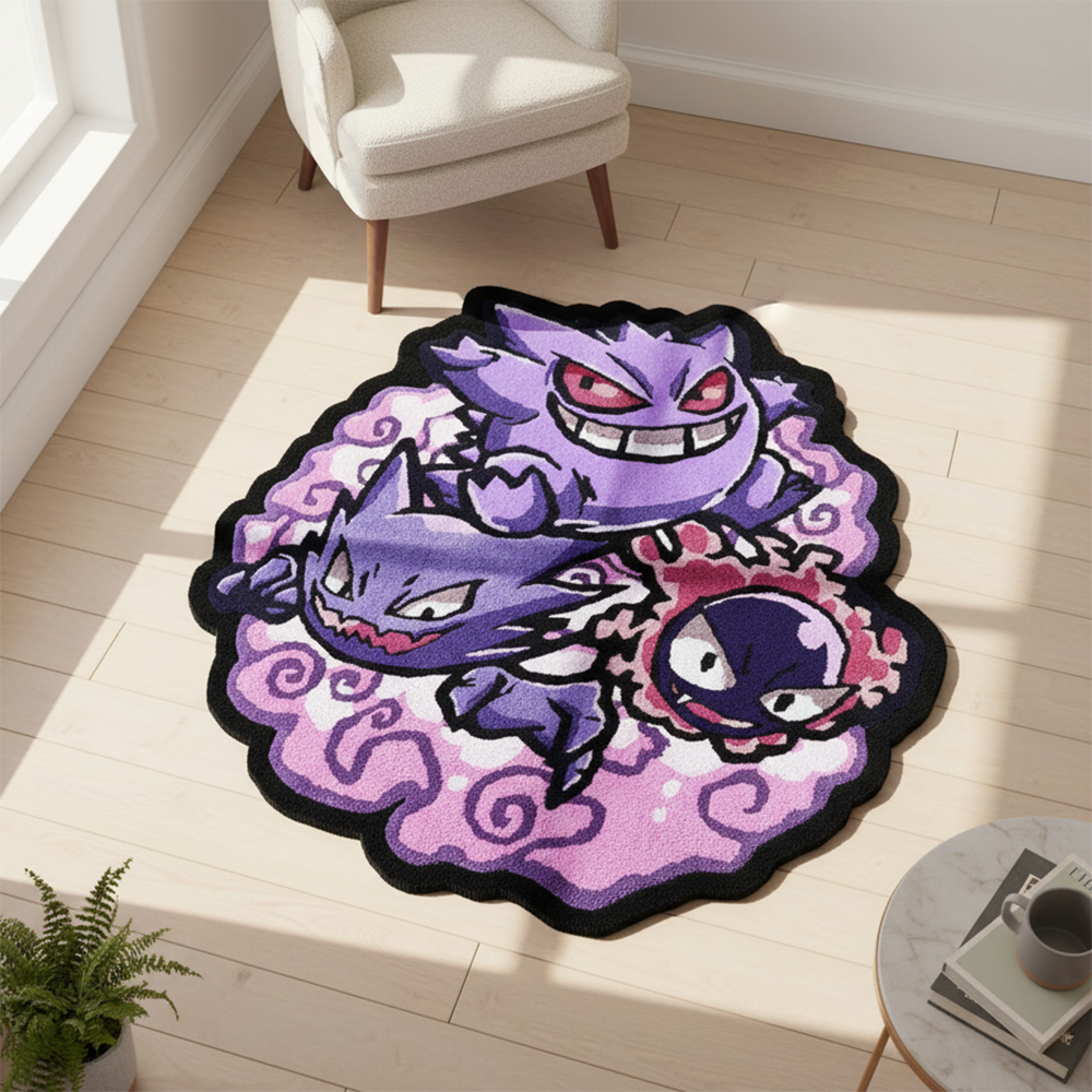Anime Pokemon Rug, Gengar Haun - Gaming Accessories Kids のレビューと価格