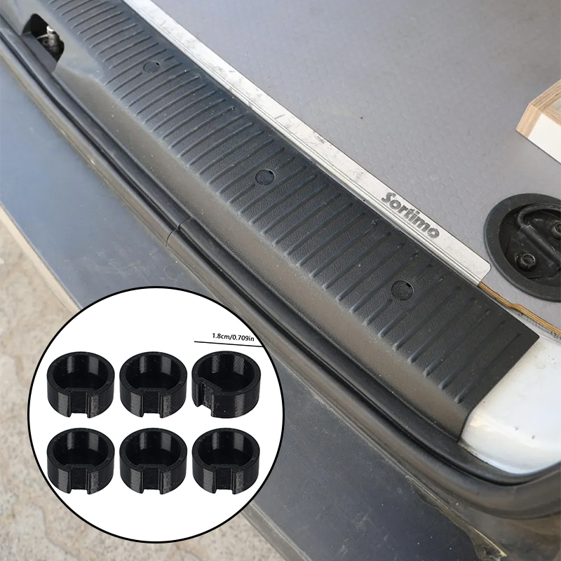 6pcs Car Tailgate Trim Cover F - Gaming Accessories Storage のレビューと価格